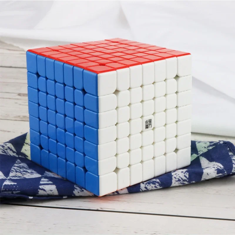 [ECube] YJ Yufu V2M 7x7x7 Magic Magnetic Cube Professional Magnets Puzzle Speed Cubo Magnets 7x7 Educational Toys 3