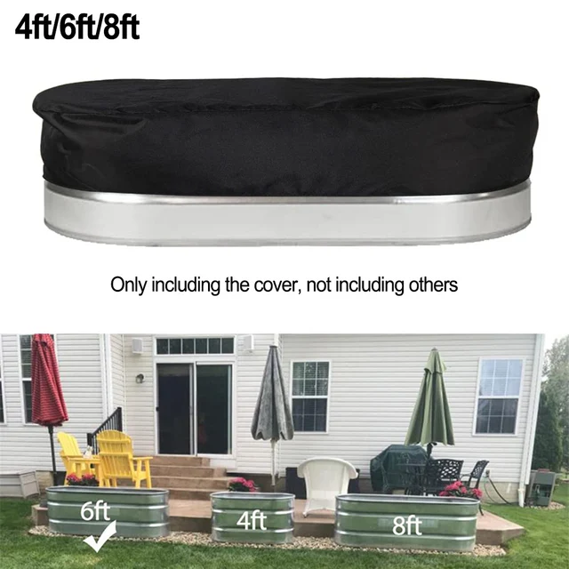 Tartsa A Medencét Legjobban Black Oxford Fabric Pool -Medencével És Pezsgőfürdővel, Amely 4 Láb 8 Méretben Kapható - Image 6