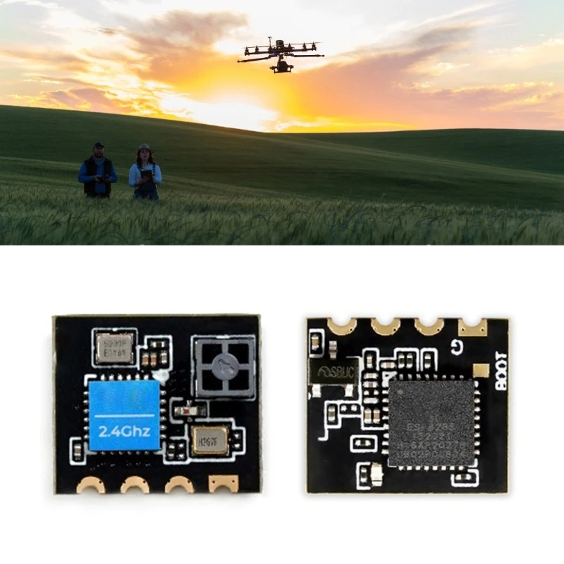 

Приемник M6CA ELRS NanoSE Усовершенствованный чип-приемник ESP8285 SX1281 Быстрое время отклика