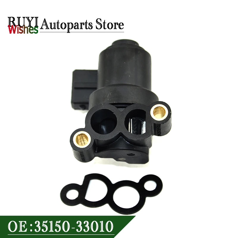 Idle Air Control Valve IAC 35150-33010 for Hyundai Sonata Santa Fe Tiburon Tucson Kia Optima Sportage Rio Sephia Magenti
