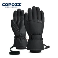 Copozz adulte chaud hiver gants de Ski imperméable 3M Thinsulate Snowboard gants thermique moto cyclisme gants hommes femmes 1