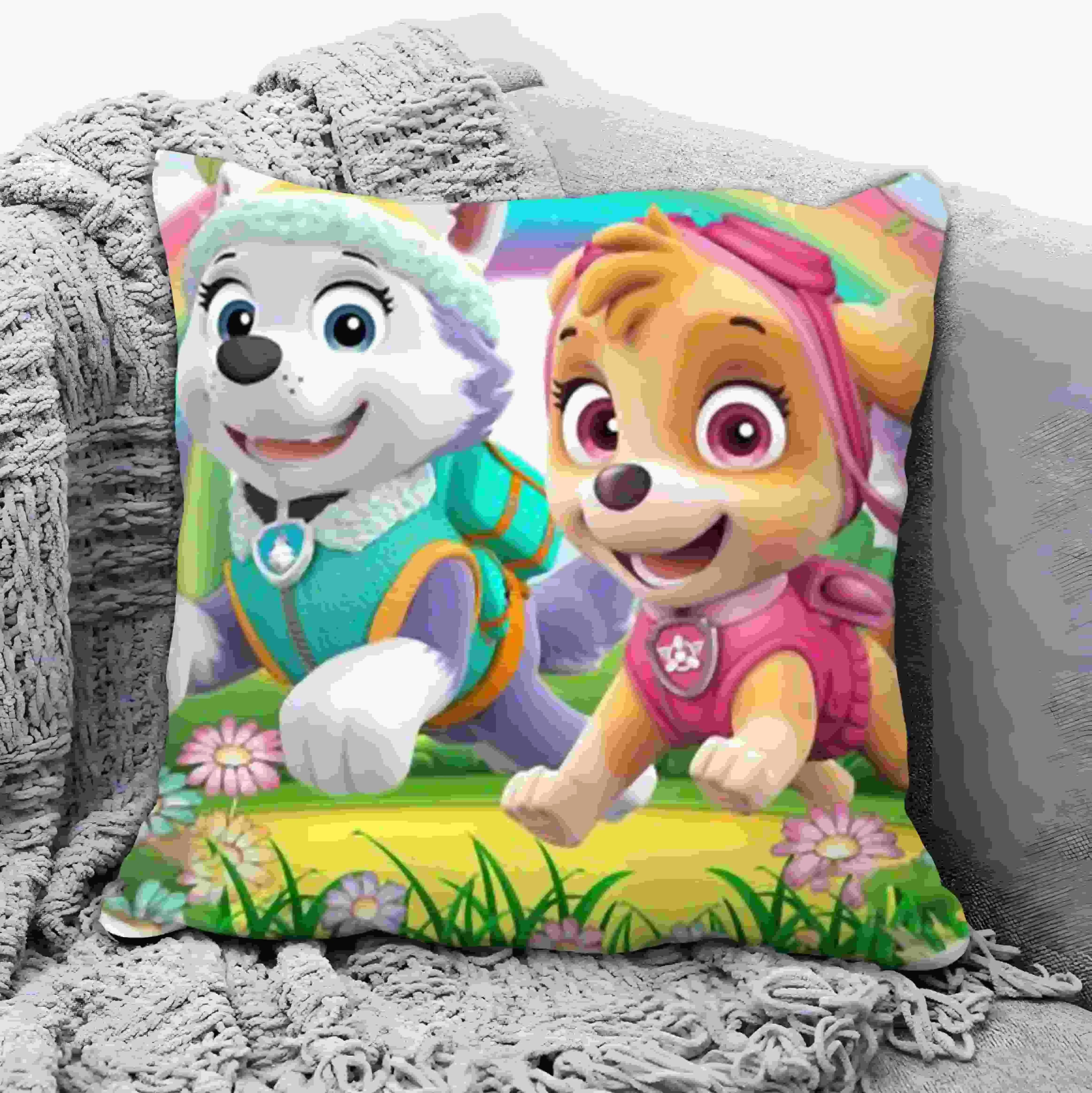 Cartoon Square Pillow Awaii Anime Soft Waist Sofa Cushion Printing Throw Pillow Throw Bedroom Pillows Cute dog