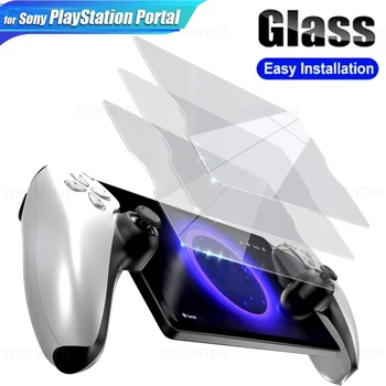 1/2 pezzi protezione schermo in vetro temperato per Sony PlayStation PS5 portale pellicola protettiva antigraffio per accessori portale PS5