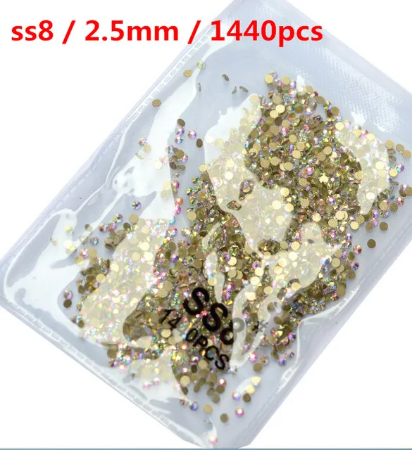 Gold AB ss8 1440pcs