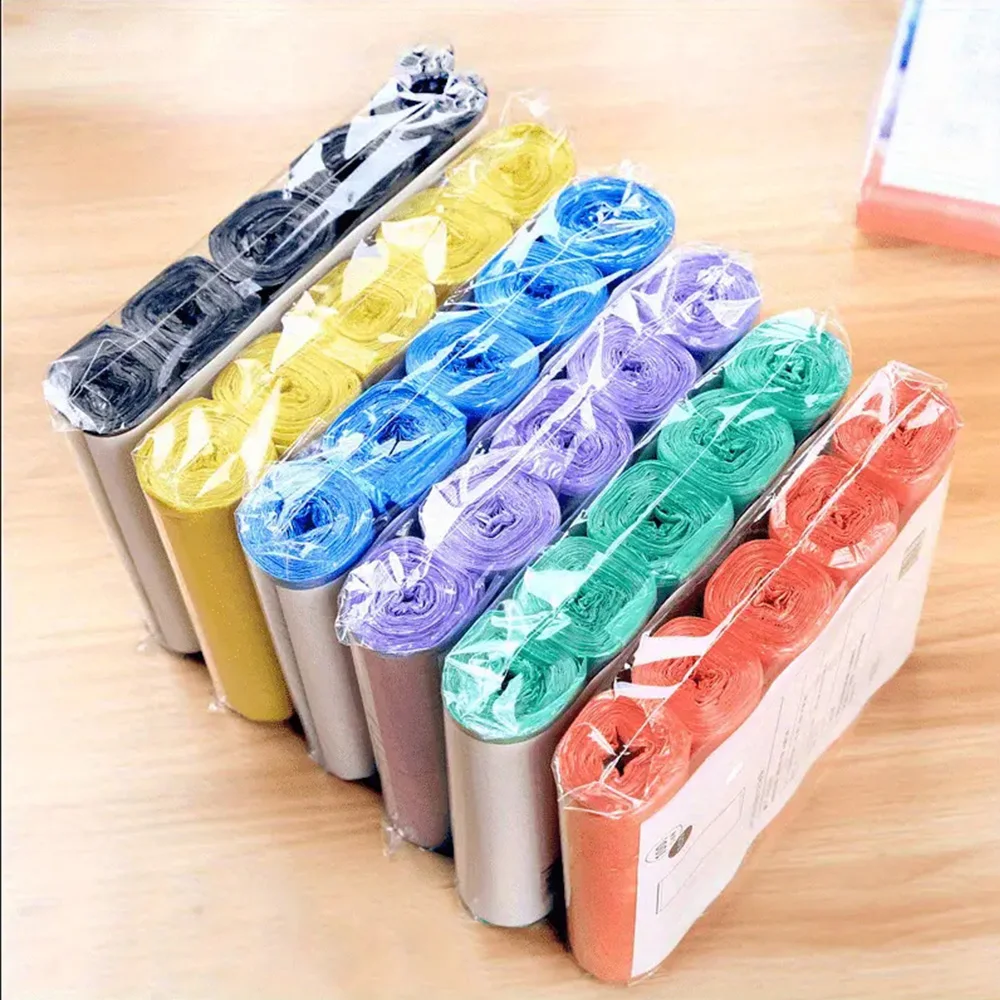 100-300PCS Disposable Rubbish Bags Household Disposable Trash Plastic Waste Bag Dormitory Living Room Kitchen Use Storage Trash 6