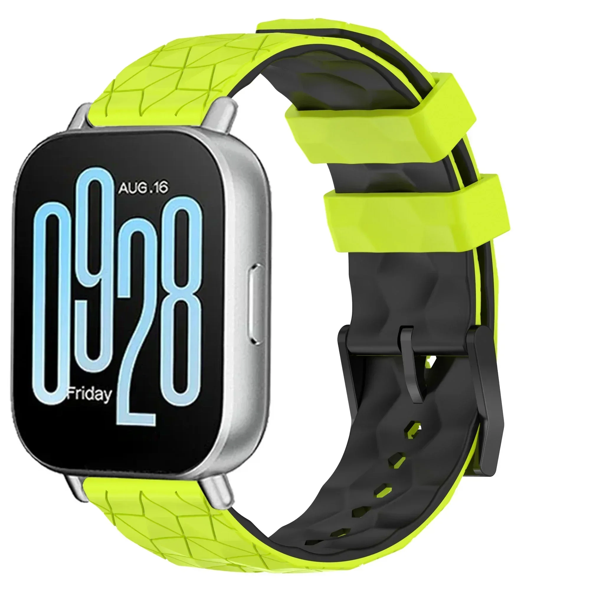 Versatile Silicone Smartwatch Strap - 22mm, Multiple Color Options