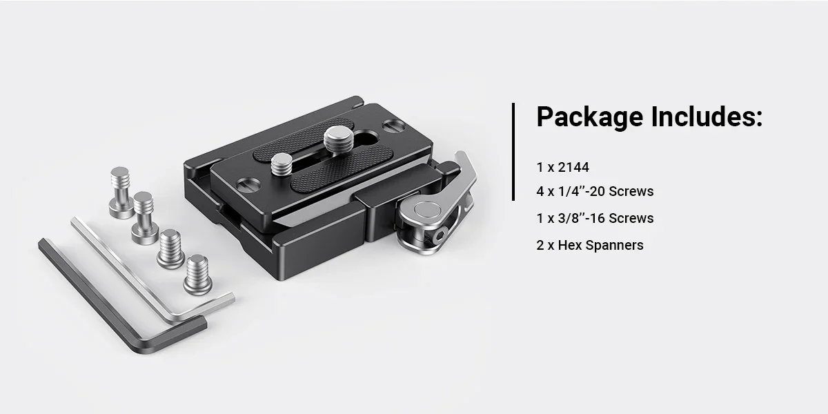 SmallRig Arca Style Quick Release Clamp and Plate Arca-type Compatible For DJI S