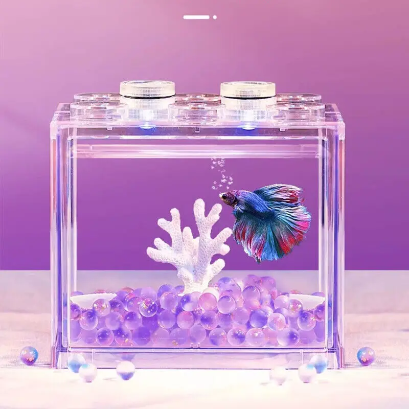 100PCS DIY Fish Tank Acrylic Beads Landscape Making Small Aquarium Decor Beads Acrylic Beads Fish Tank Landscape New