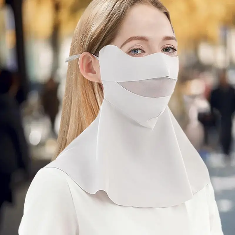 Face Cover With UV Protection Sun Masque Neck Gaiter Breathable Sun Protection Face Scarf Cover UV Masque For Men