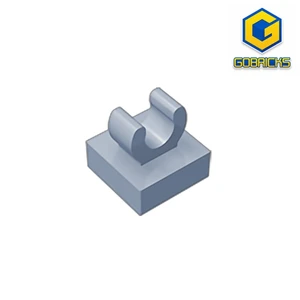 Gobrick стандартная плитка 1x1 с зажимом и закругленными краями, совместимая с lego 15712 2555, Образовательное здание «сделай сам»