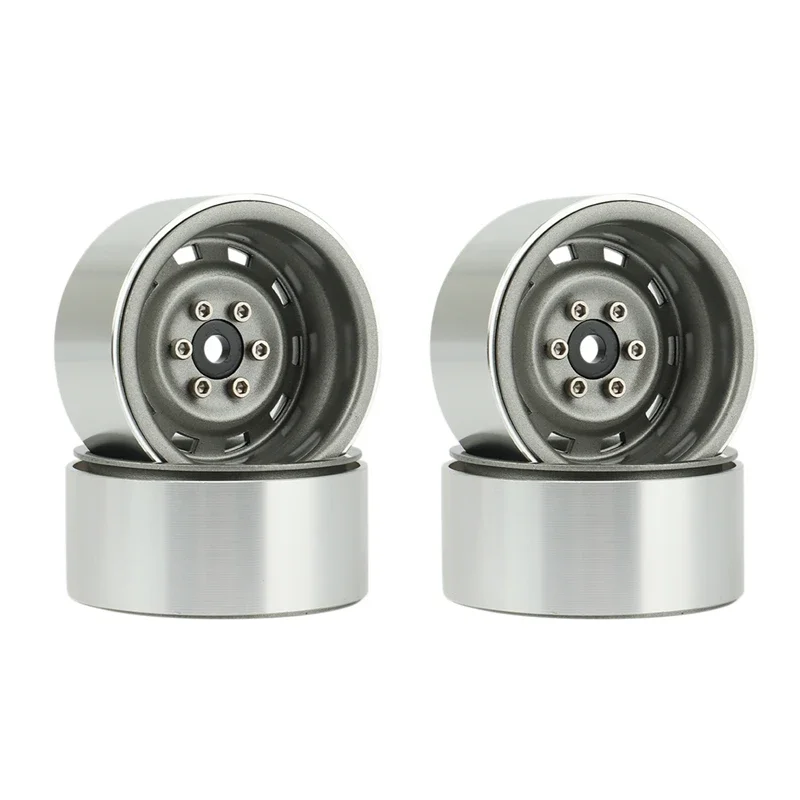 

4 шт. ралли 1,9 металлический брелок, обод ступицы колеса для 1/10 RC Crawler Axial SCX10 90046 AXI03007 Trxs TRX4 RC4WD D90