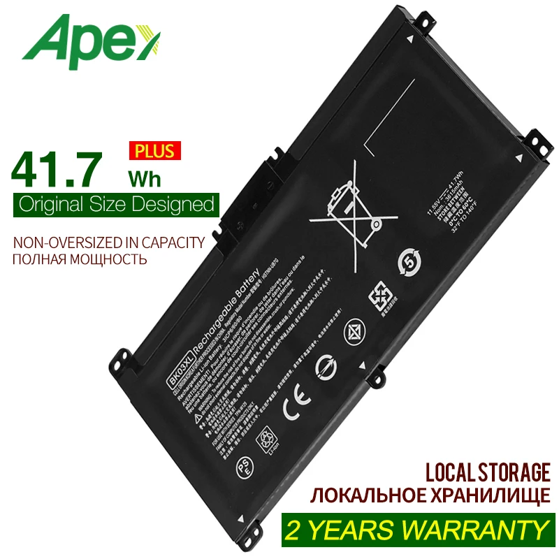 

ApexWay BK03XL Battery For HP Pavilion X360 14 14m 14-BA033TX 14-ba001ns HSTNN-LB7S HSTNN-UB7G TPN-W125 916366-541 916811-855