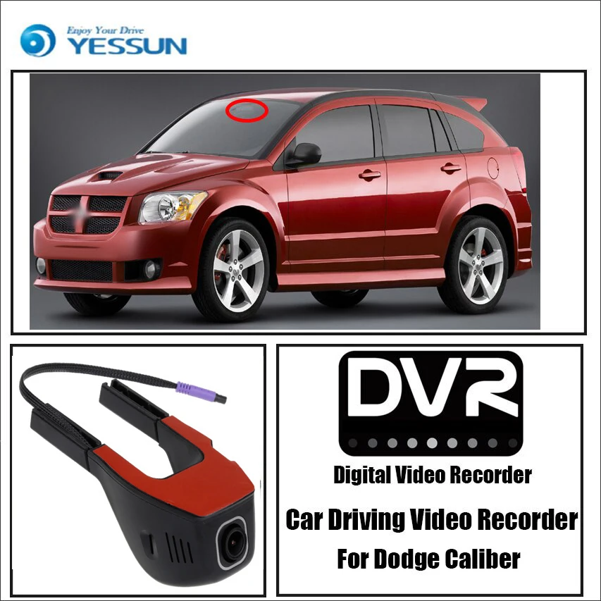 

YESSUN for Dodge Caliber Car Wifi DVR Mini Camera Driving Video Recorder Novatek 96658 Registrator Dash Cam Night Vision