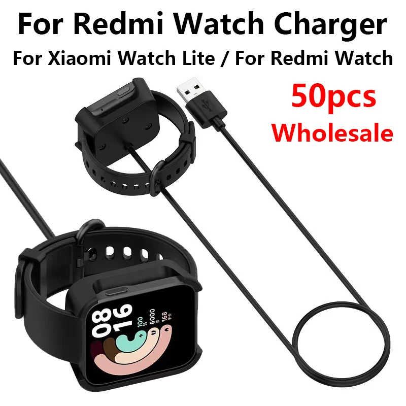 

USB-кабель для зарядки Xiaomi Mi Watch Lite/Redmi Watch, 50 шт., 1 м