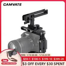 

CAMVATE Camera Cage Rig For Canon 40D,30D,6D,7D,7D650D,600D,550D,500D,450D,Nikon D3200,D3300,D5200,a58,A99,a7,a7II,GH5/GH4/GH3