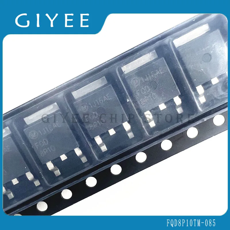 2 piezas FQD8P10TM F085 FQD8P10 FQD 8P10 F085 TO 252 100V 6.6A MOSFET ...