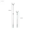 Vanzlife balcony fork pole the hangers for clothes pole retractable pole drying pole fork dress stick space saving clothing rack 6
