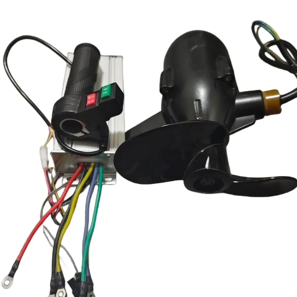 Moteur sous-marin &eacute;lectrique sans balais pour bateau de p&ecirc;che h&eacute;lice de planche pulpe 12 &agrave; 72V