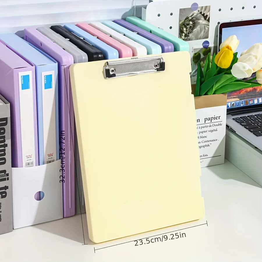 File Box Writing Pad Two-In-One A4 File Storage Box Multi-Functional Board Clip Test Paper Storage and Organization Artifact,writing clipboard