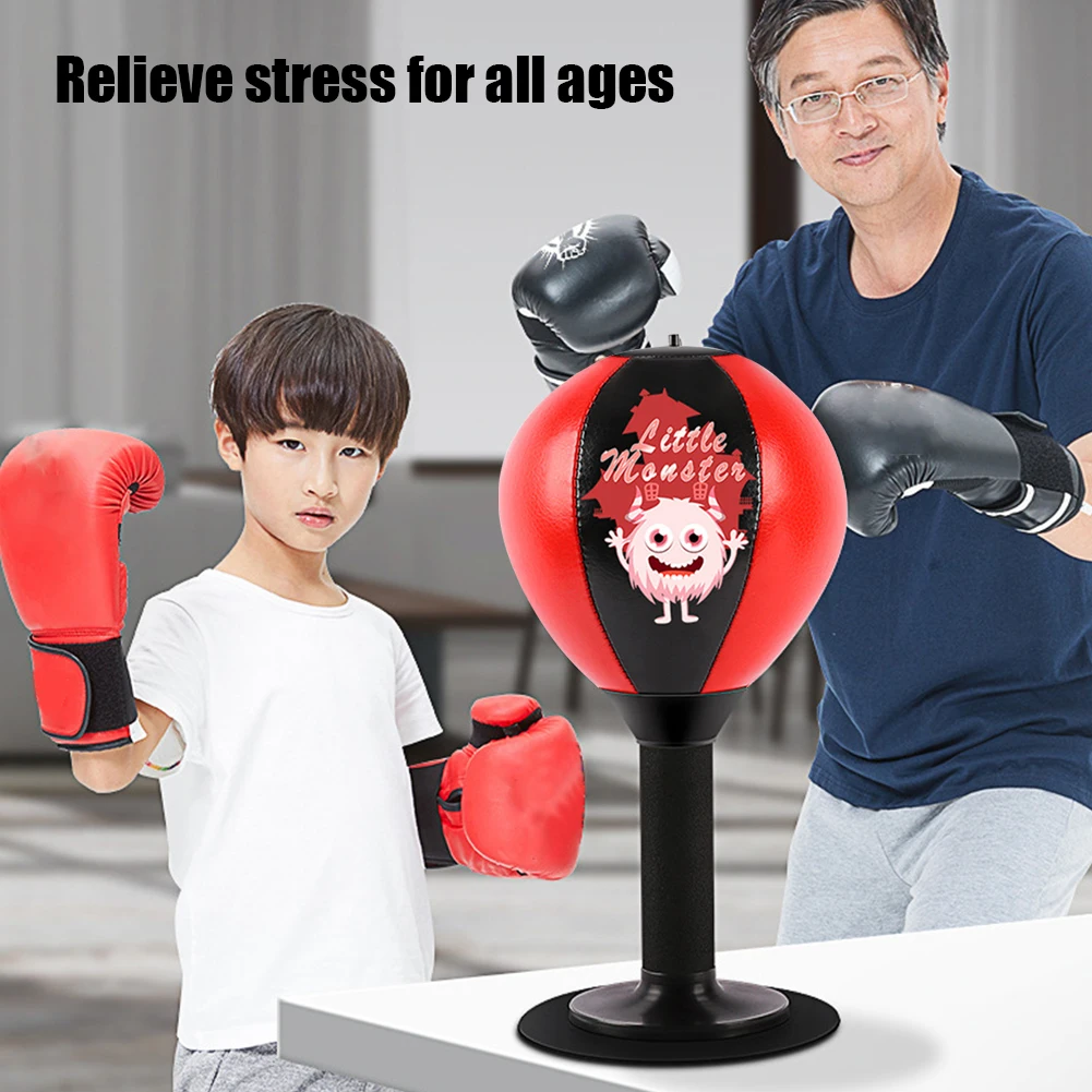 Desktop Punching Bag Table Boxing Punch Ball with Strong Suction Cup Kids Adults Stress Relief Toys For Thai Sports Equipment