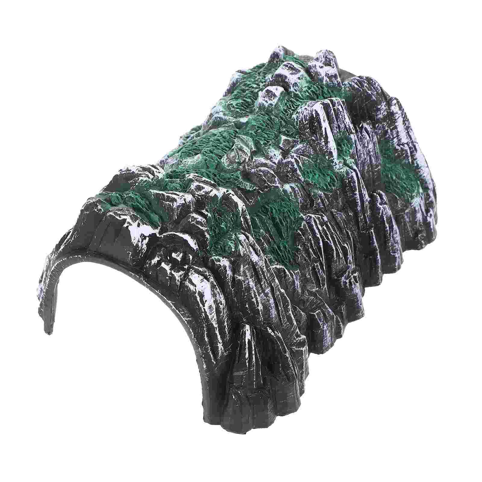 Simulation Rockery Train Cave Tunnel Model Diy Miniature Railway Scene Accessory