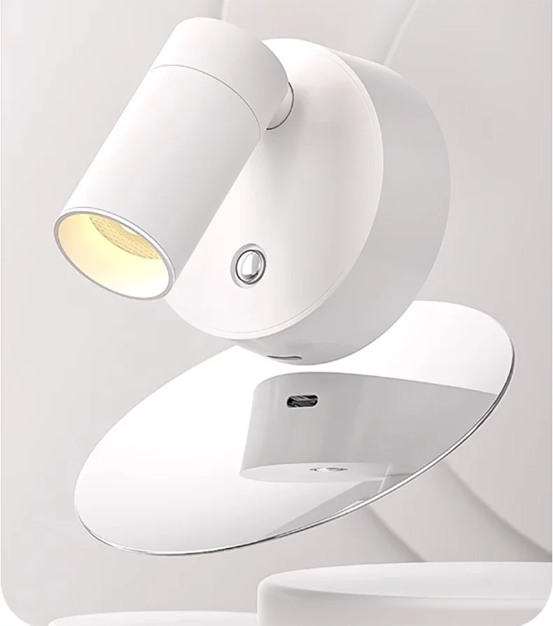 Description Picture 3 of itemLED light magnetic type-C rechargeable wall lamp spotlight wireless no wiring no punch reading wall light bedroom bedside light