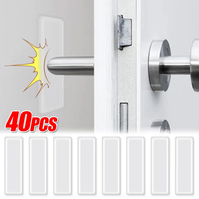 

Silicone Door Stop Buffer Pads Transparent Self Adhesive Refrigerator Anti-collision Strips Furniture Bumpers Wall Protector
