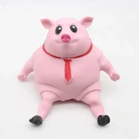 NEW Kids Creative Cartoon Sand Carving Cute Pig Decompression Pinch Pig Music Decompression Toy Squishy Gift 2