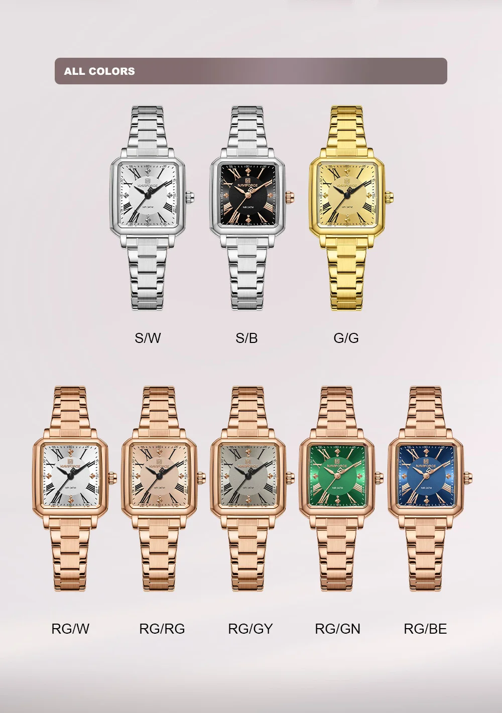 NAVIFORCE Women's Watch - Instruction manual