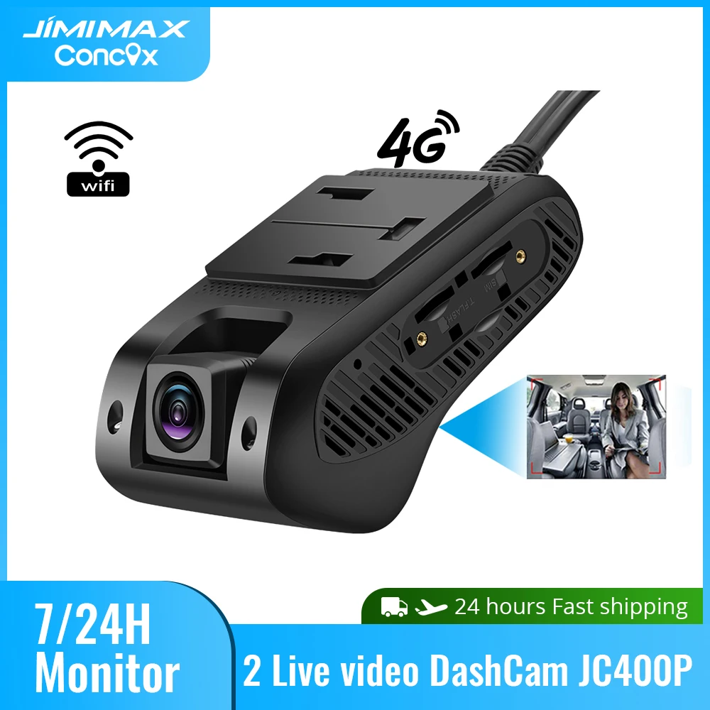 4GGPSDashCamCarDVRJC400PJIMIMAXWifiHotspotVehiceCam2Live