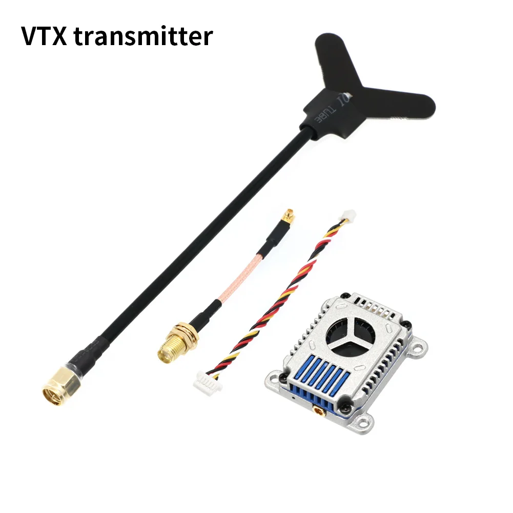LST 3.3Ghz 3W 16CH Long Range Vtx / Vrx Audio Video Transmitter/Receiver With Cooling Fan For 7-13inch FPV Traversing Drone fpv transmitter receiver fpv accessories