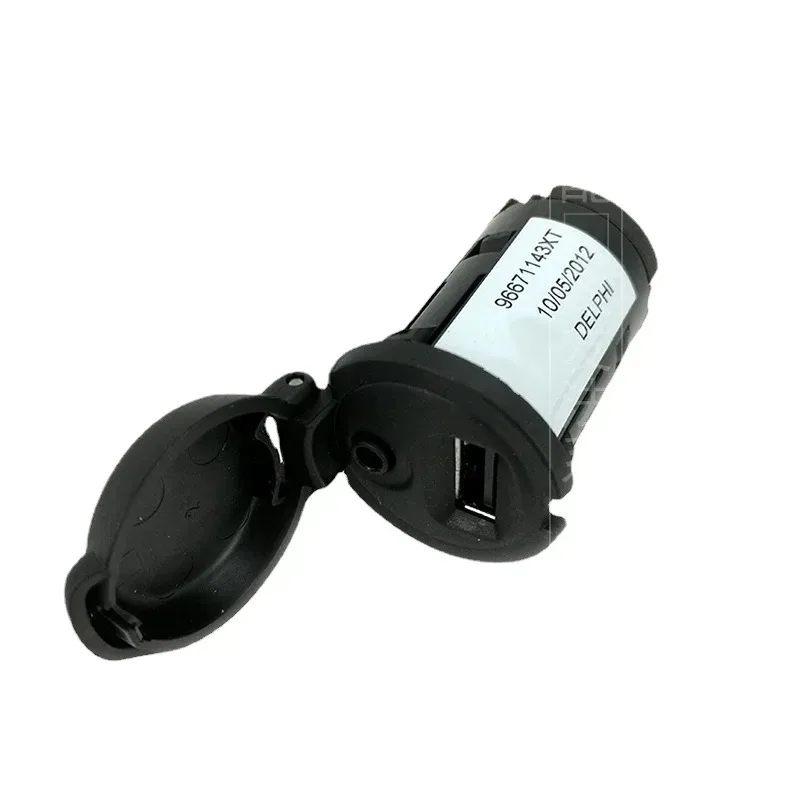 푸조 3008 508 301 시트로엥 C5 C4L USB 베이스, AUX 듀얼 인터페이스 소켓 USB 케이블, 1 개