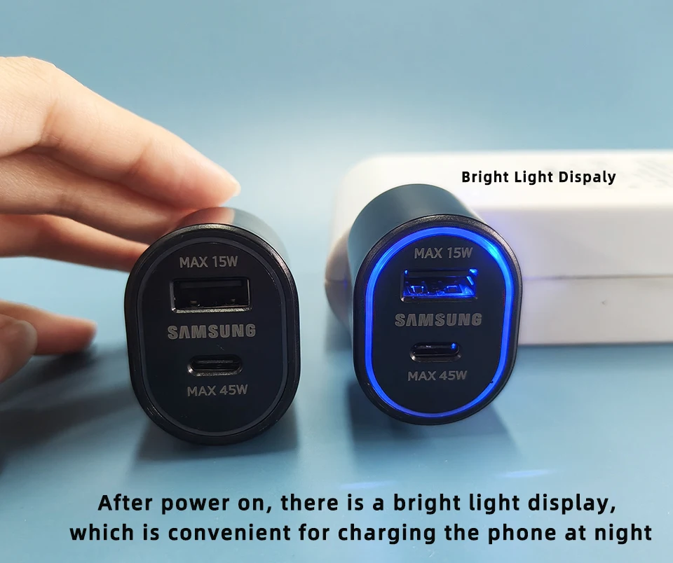 SAMSUNG 60W USB Car Charger with Super Fast Charging Technology