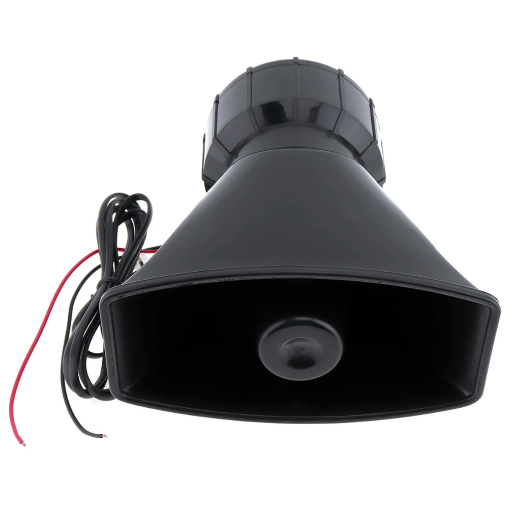 Car Air Horn Car Siren Horn Warning Buzzer Speaker 12V 150DB 7 Sound Super Loud Multipurpose