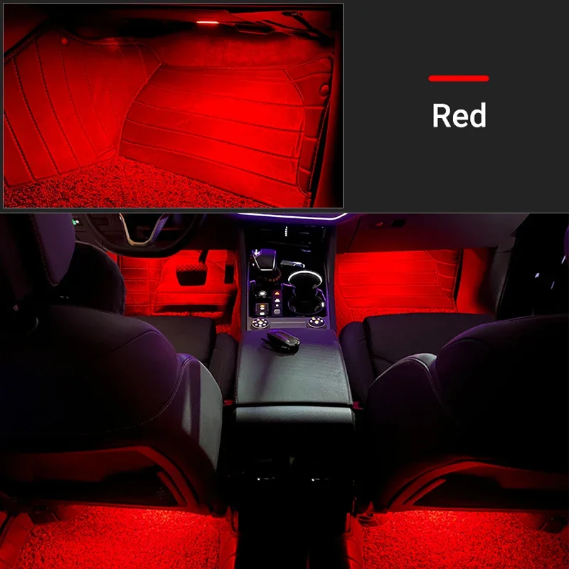 Led Car Interior Footwell Ambient Light Atmosphere Lamp Accessori Auto Per Volkswagen Vw Transporter Phaeton Eos Scirocco Iii