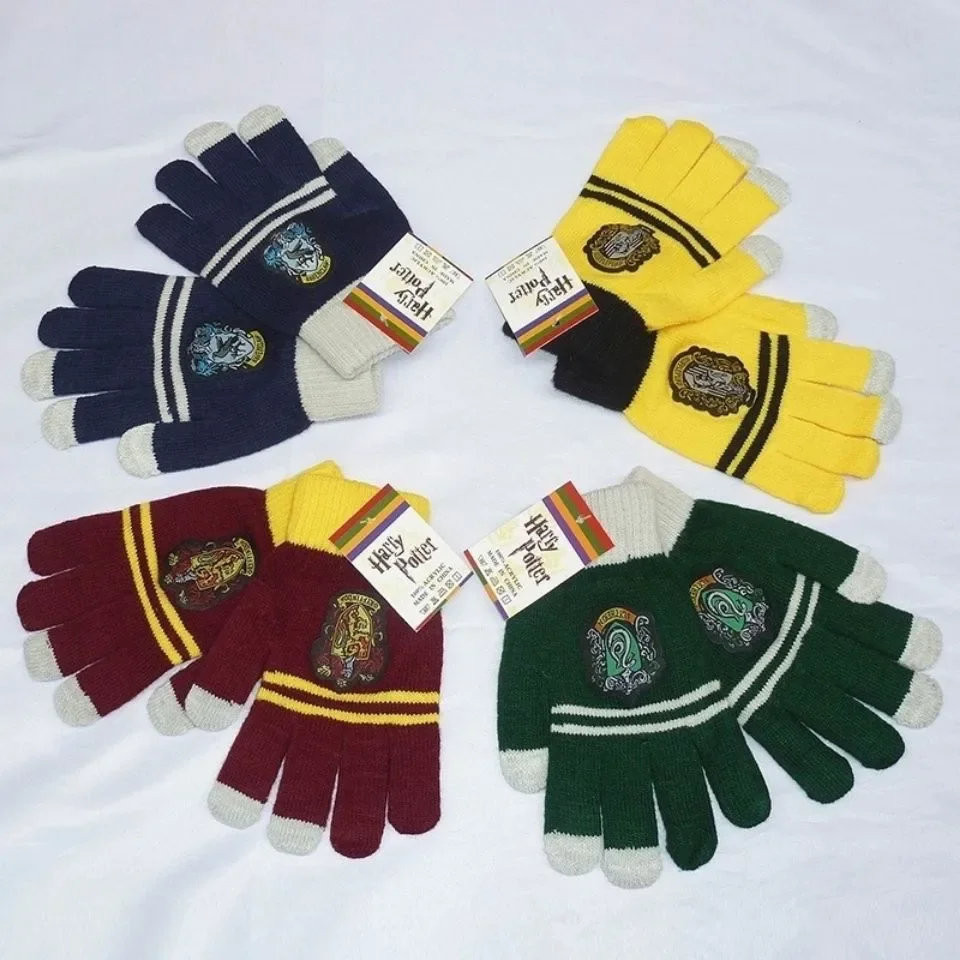 Harris Potter Warm Gloves Wizard Boy Hogwarts School of Witchcraft and Wizardry Gloves Student Holiday Gift Couple Gift