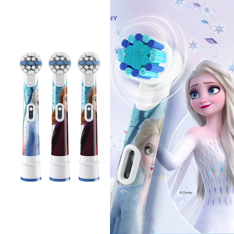 Testine Per Spazzolino Elettrico Per Bambini Oral B Testine Per Spazzolino Da Denti Morbide Utral Congelate Testine Rotonde 2/3/4 Hedas Per 4 + Anni