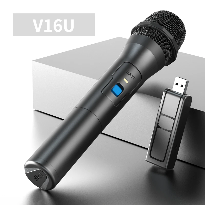 Wireless Microphone V16u X220u Uhf Recording Karaoke Mic Handheld 2