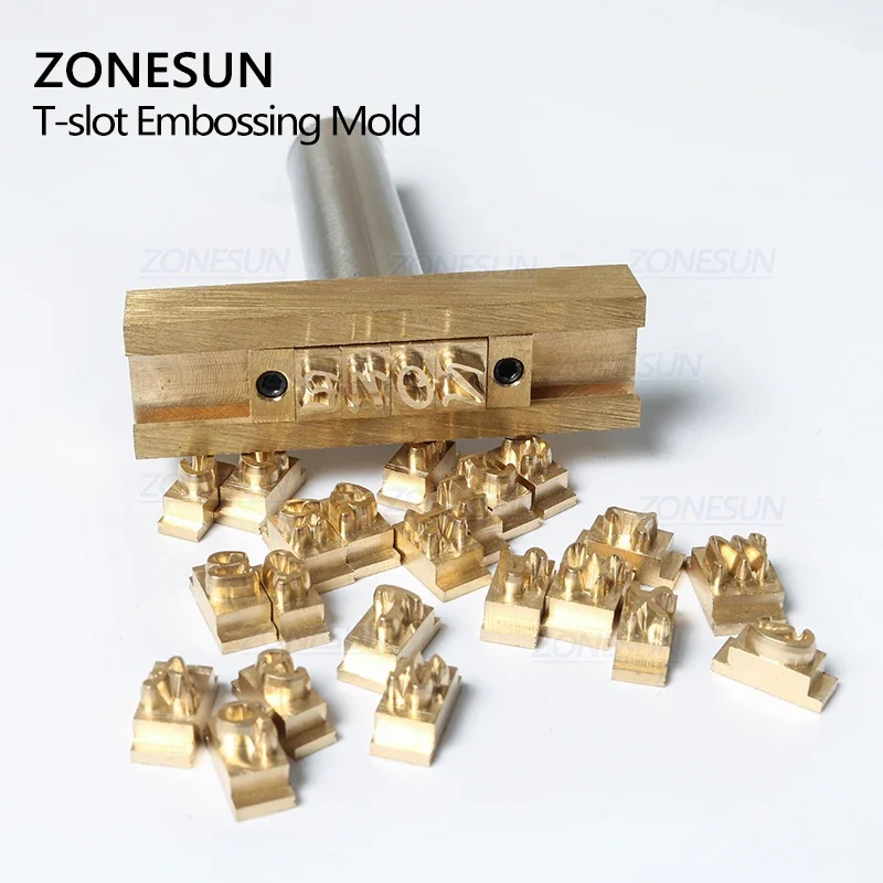 ZONESUN Hot foil Stamping Letter Movable Brass Mold Alphabet Symbol Press Stamp Craving Tool Branding Iron Leather number letter stamp set leather craft stamps leather letter punch alphabet number stamp set