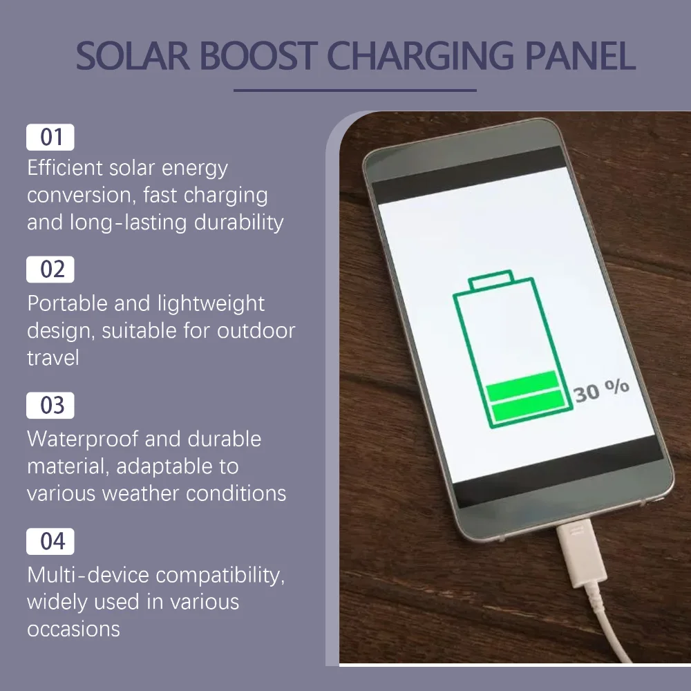 Solar Boost Polycrystalline Charging Pad Voltage Regulator Mobile Phone Charger Solar Photovoltaic Panel