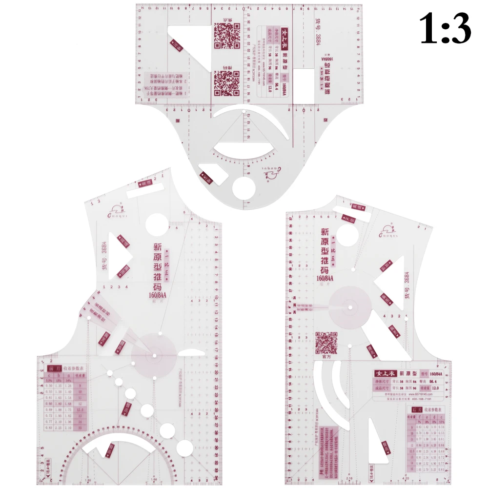 1:3 Fashion Design Ruler for Cloth Design School Student Teching ...