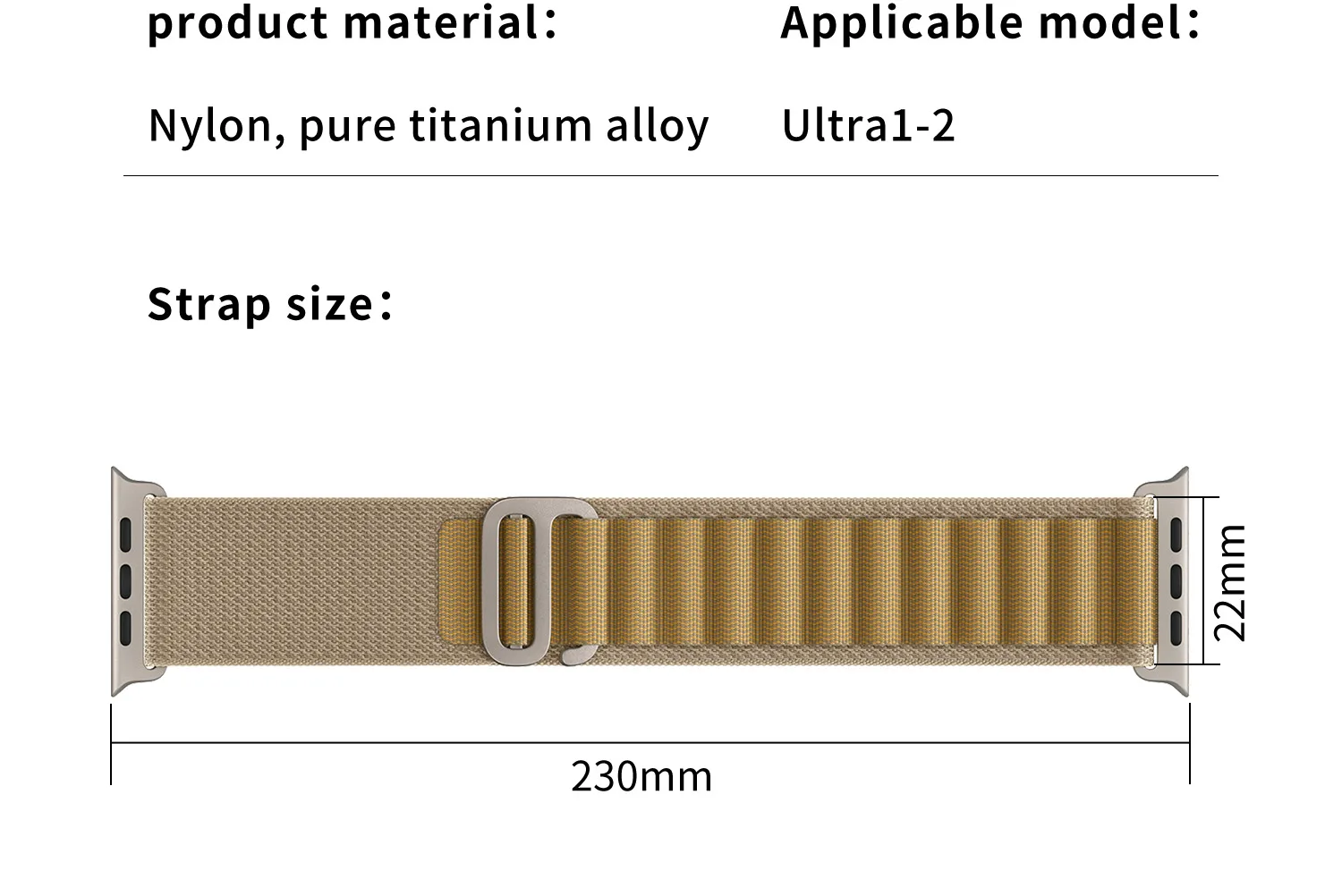 Kebitt New High Quality Nylon Strap Alpine Loop For Apple Watch Series 11 10 9 8 7 6 5 Se 3 Ultra 3 2 Band Iwatch 46mm 45mm 49mm