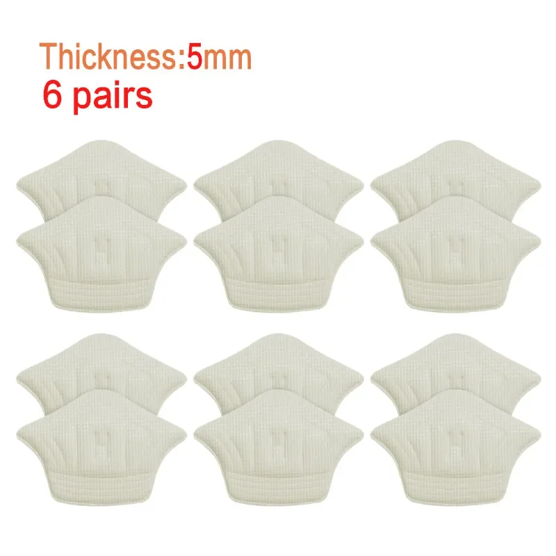 1/6pair Insoles Heel Pads Lightweight For Sport Shoes Adjustable Size Back Sticker Antiwear Feet Pad Cushion Insole Heel