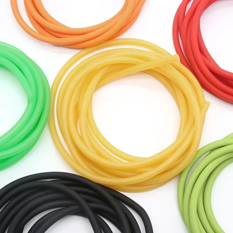 Nature Latex rubber hose Color IDxOD 1.6~10mm High Resilient Surgical Medical Tube Slingshot Catapult Elastic Band