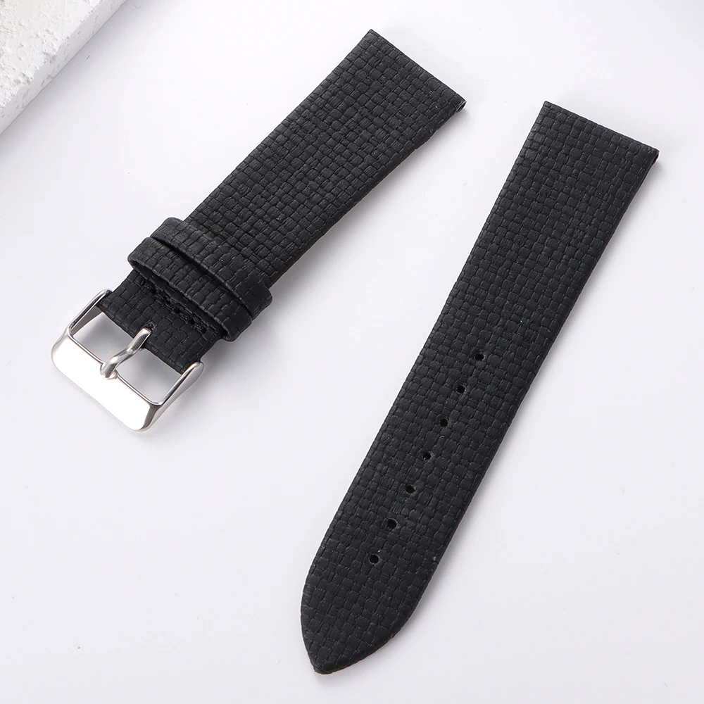 Cowboy Pattern Canvas Leather Watchband - Unisex Sport Watch Strap Accessories