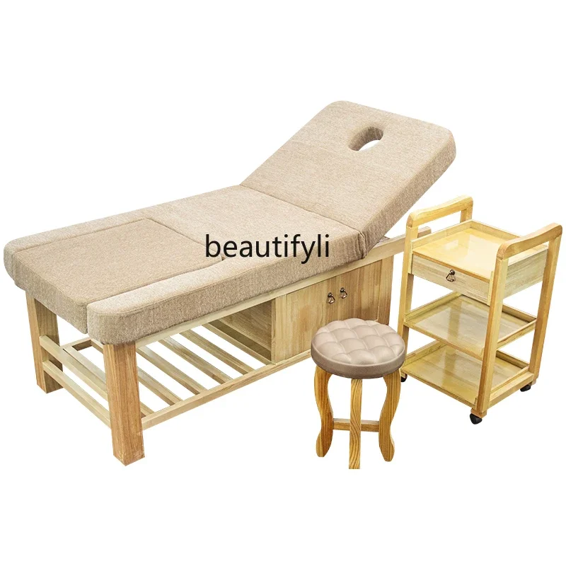 

Solid Wood Electric Whole Latex Foot Massage Store Massage Couch Foot Washing Bed Beauty Ear Cleaning Sofa Foot Massage Bed