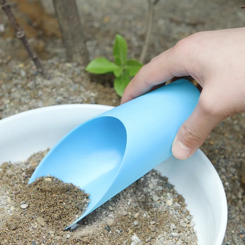 Mini Garden Tools 4pcs/set Plastic Durable Bucket Shovel Potted Cultivation Cylinder MeatPlant Soil Shovel
