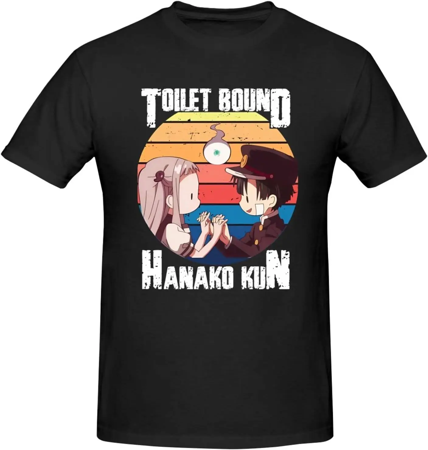 

Toilet-Bound Anime Hanako-Kun Shirt Men's Personalised Crew Neck Short Sleeve T Shirt Fashion Graphic Tees Deep Heather