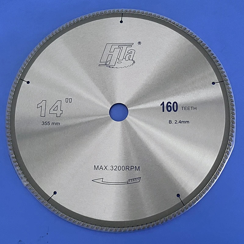 Cost Sale Of 355/405*32/30*160T Wood PVC Plastic Pipe Wood Plastic Extruded Board Ultra Thin Alloy Saw Blade For Cutting Bamboo