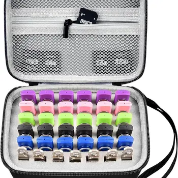 USB 플래시 드라이브 케이스 SD 카드 썸 드라이브 메모리 카드홀더, SD SDXC SDHC 카드 보관 가방, 전자 액세서리 정리함